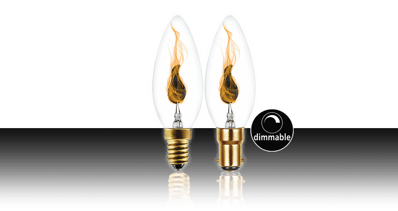 2/3W 250V Flicker Flame - ONE STOP LIGHTING