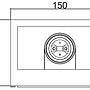 3A Lighting-ELTANIN 34 WALL LIGHT E27