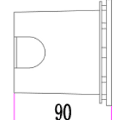 3A Lighting 13W LED BRICK LIGHT White