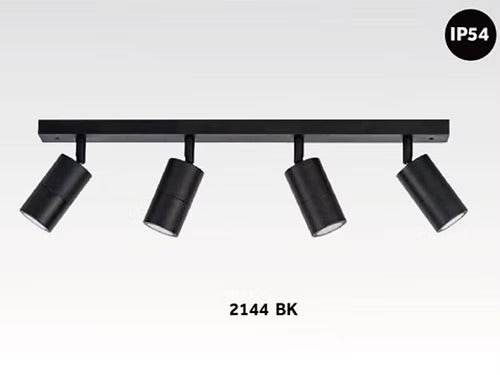 3A Lighting: 4 LIGHTS BAR ADJUSTABLE BLack