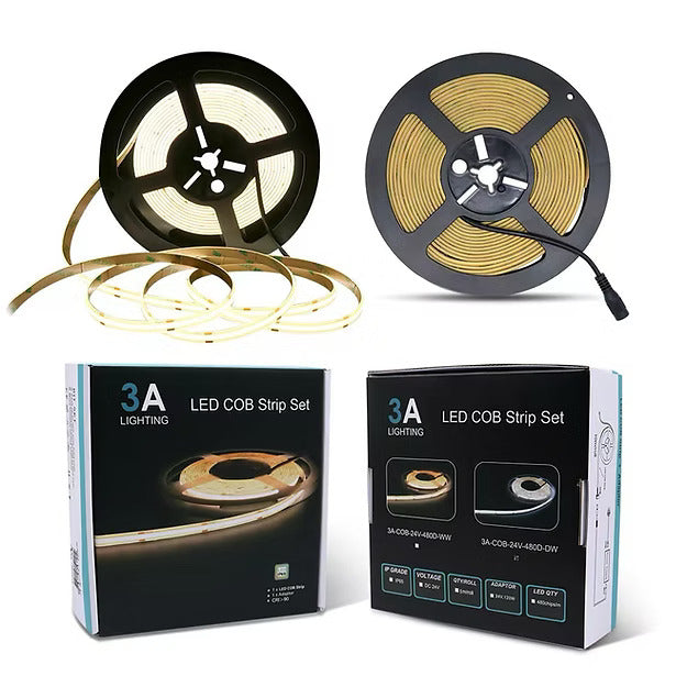 3A Lighting 50M LED COB Strip Light 480chips/m