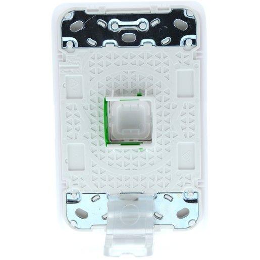 Clipsal Gridplate And Skin 1 Gang V/H Switch