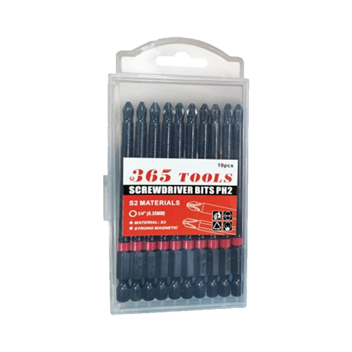 IMPACT Driver Bits PH2 Black Colour 150mm