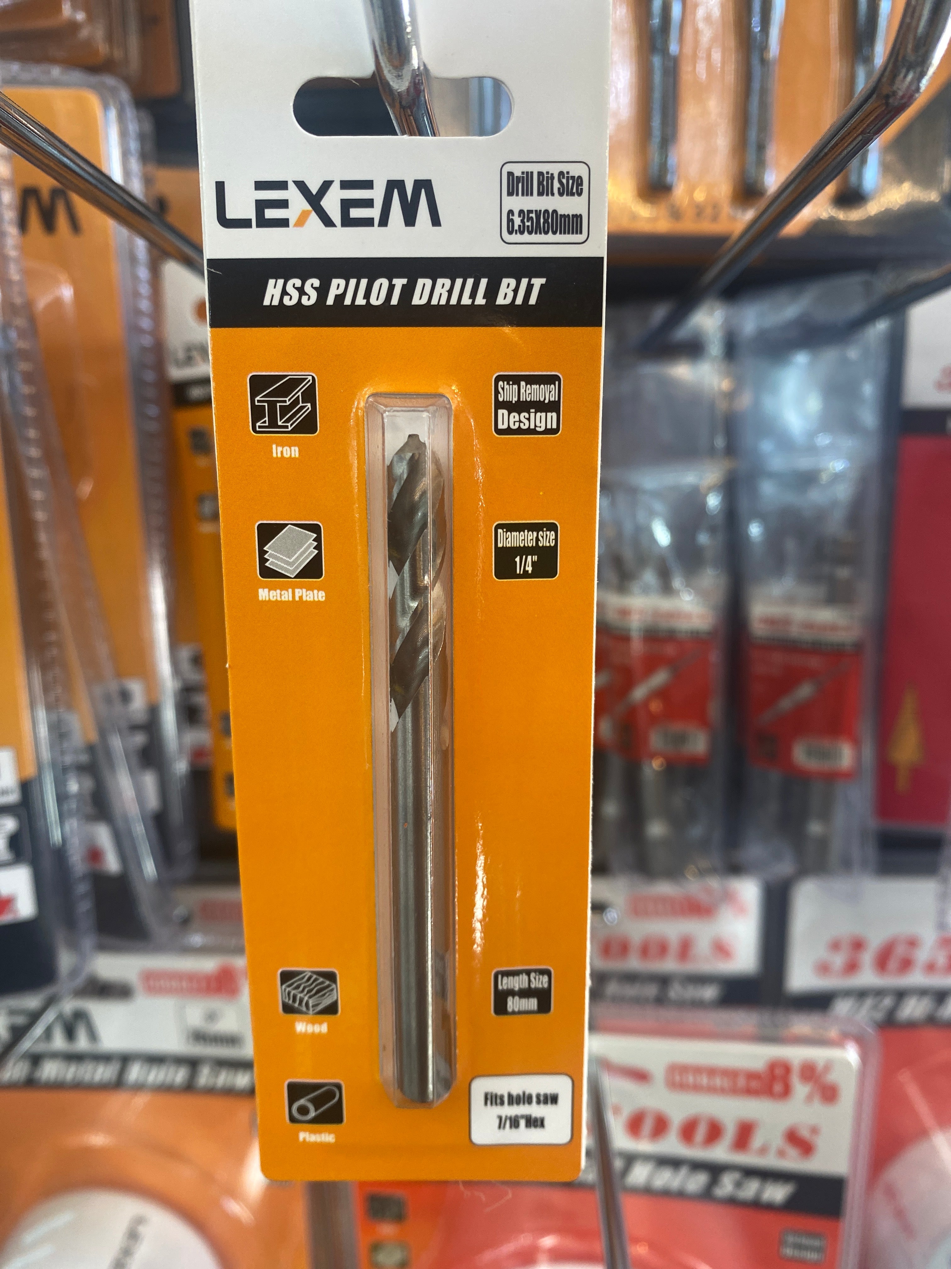 PDB516-HSS PILOT DRILL BIT 7/16