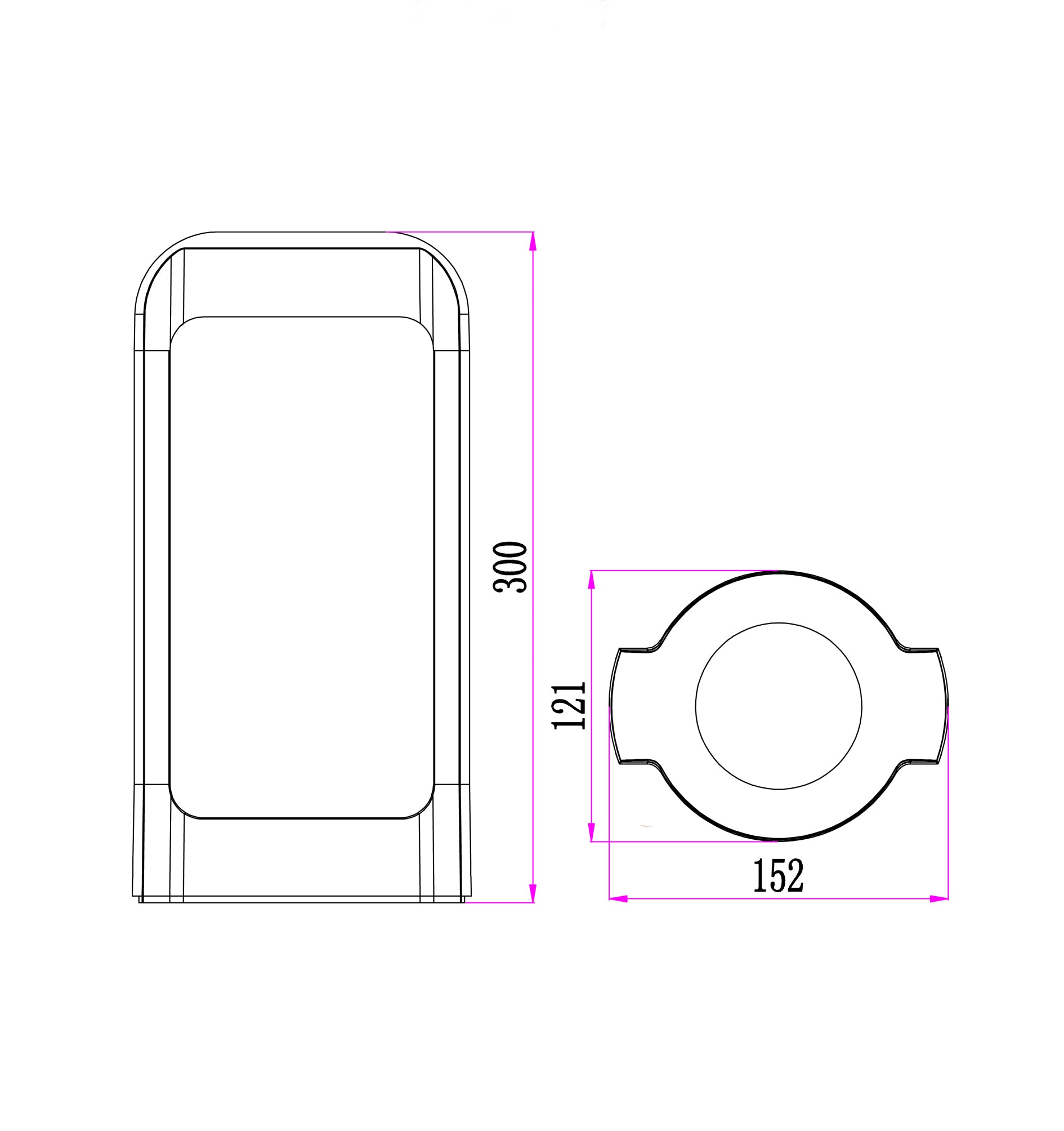 CLA SEKER: LED Surface Mounted Bollard Light SEKER