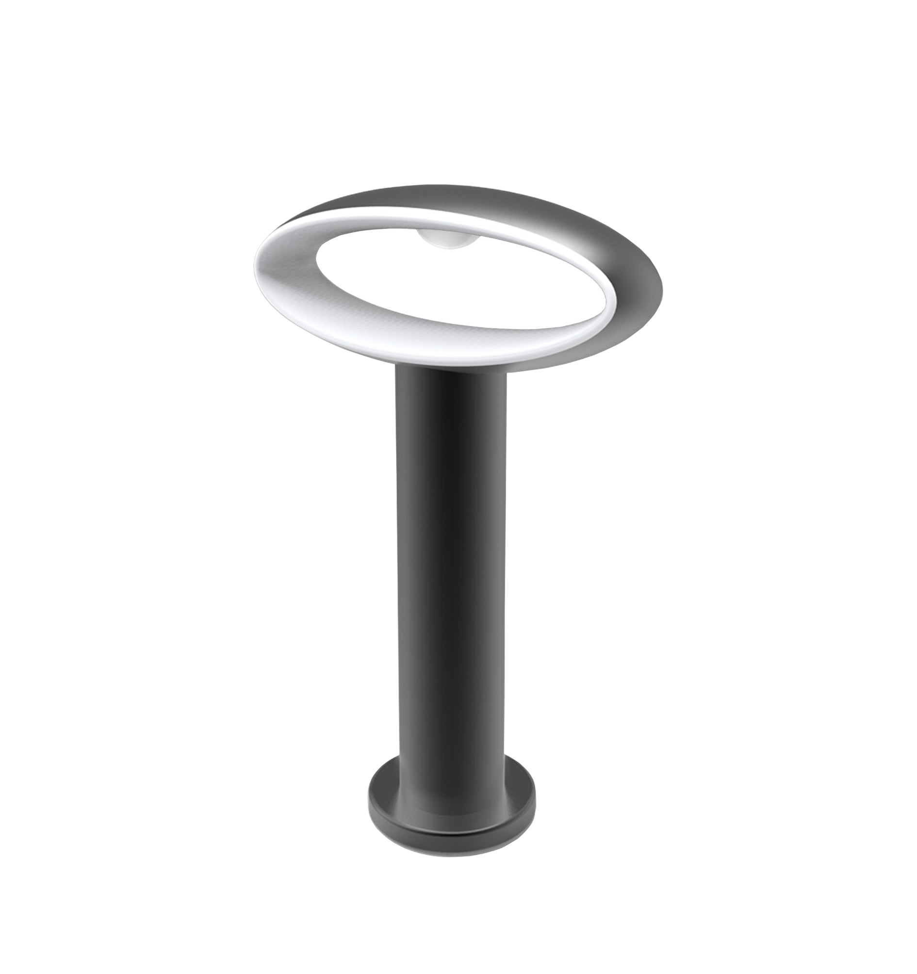 CLA Horus LED Surface Mounted Open Oval Bollard Light Small