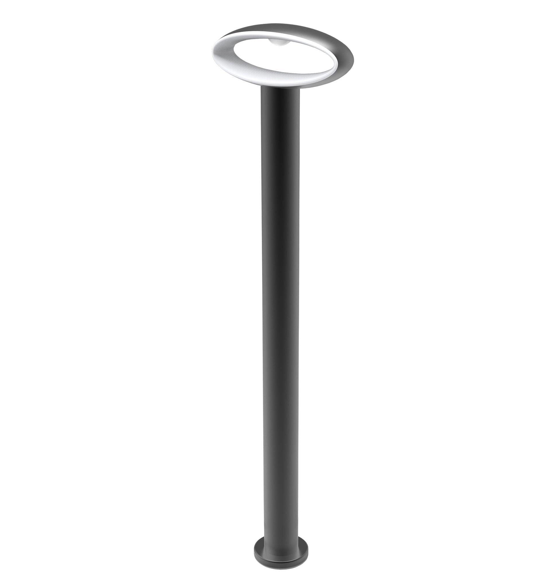 CLA Horus LED Surface Mounted Open Oval Bollard Light Large