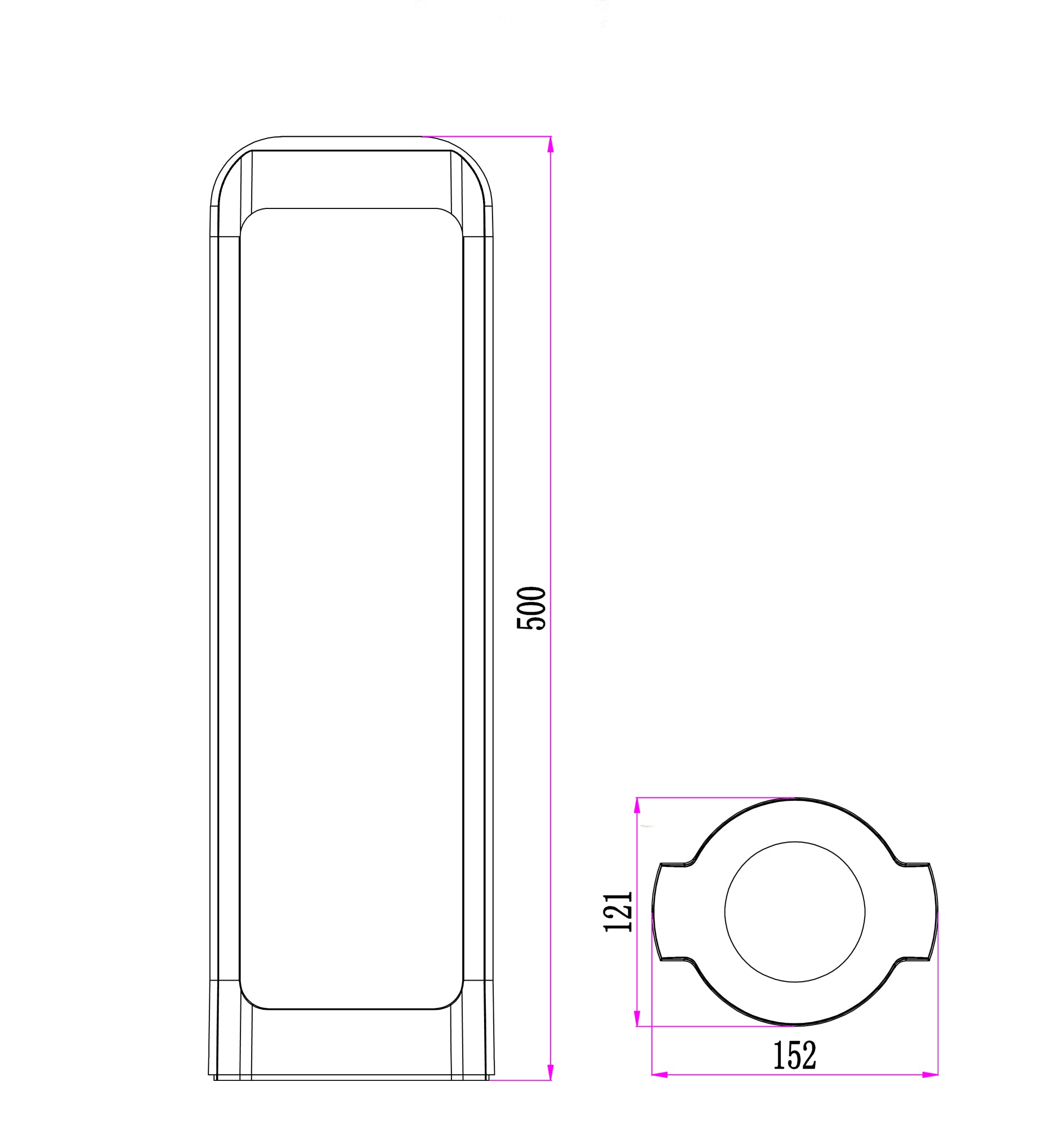 CLA SEKER: LED Surface Mounted Bollard Light SEKER