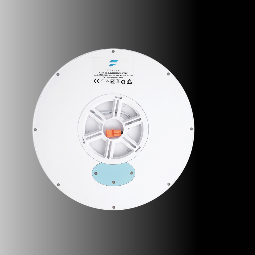 Cerian Lighting: 32W LED Modern surface mount ceiling light White, 300mm*25mm