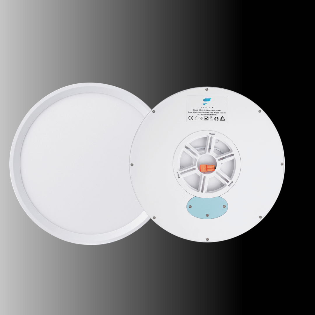 Cerian Lighting: 32W LED Modern surface mount ceiling light White, 300mm*25mm