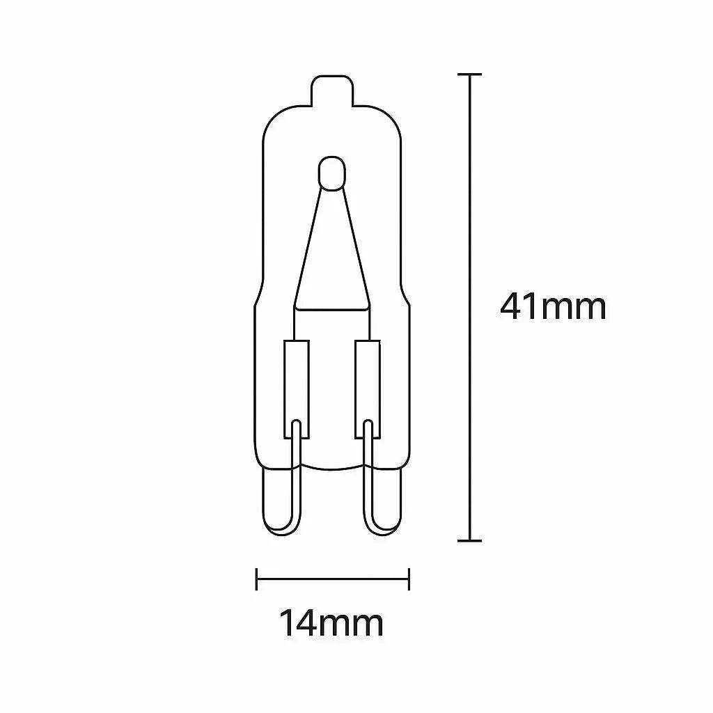 25w, 40w Halogen G9 Globe Dimmable - ONE STOP LIGHTING