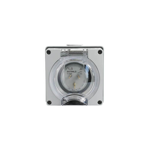 NLS 30379 | APPLIANCE INLET 3 FLAT PIN 15AMP IP66 | API315
