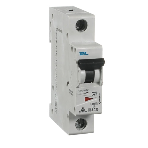 NLS  10,16,20,25,32,40,50,63 AMP SINGLE POLE 6KA CIRCUIT BREAKER | DL