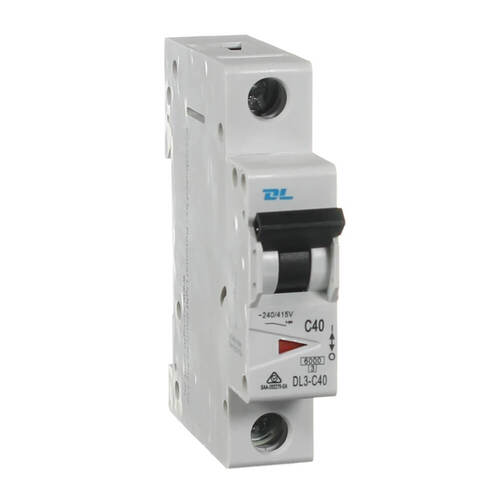 NLS  10,16,20,25,32,40,50,63 AMP SINGLE POLE 6KA CIRCUIT BREAKER | DL