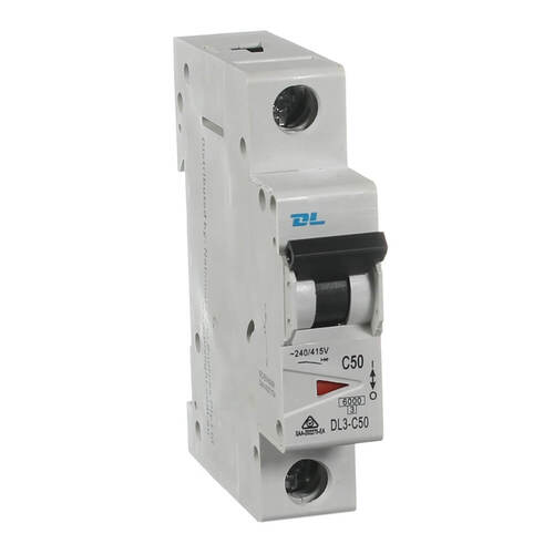NLS  10,16,20,25,32,40,50,63 AMP SINGLE POLE 6KA CIRCUIT BREAKER | DL
