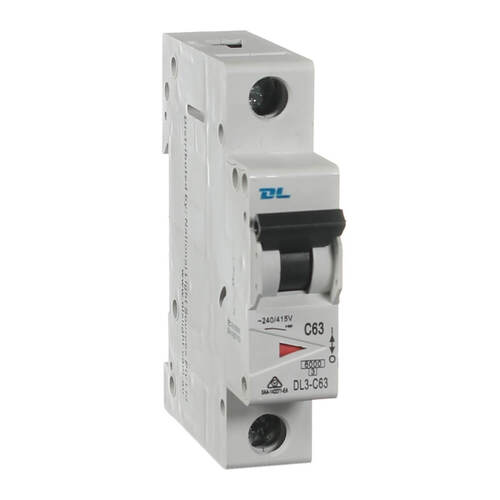NLS  10,16,20,25,32,40,50,63 AMP SINGLE POLE 6KA CIRCUIT BREAKER | DL
