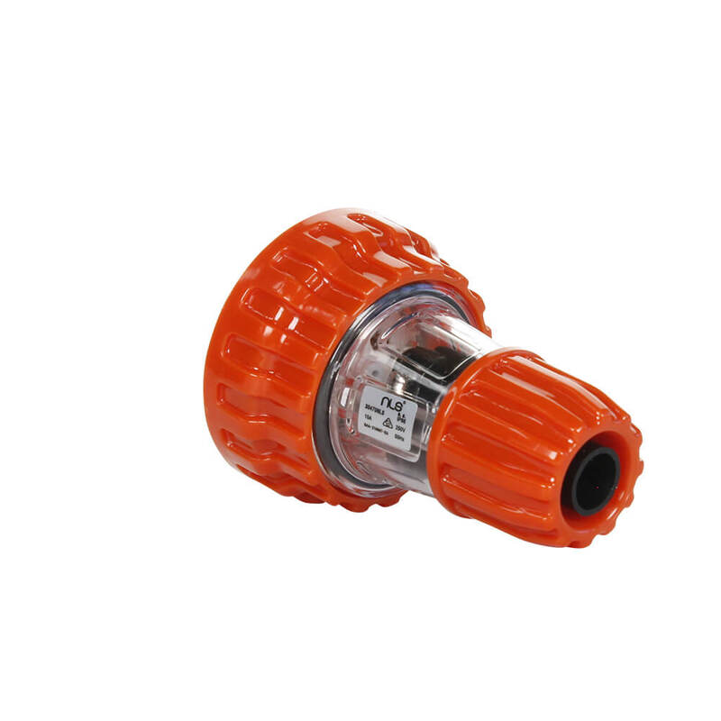NLS 3 PIN FLAT STRAIGHT PLUG 1