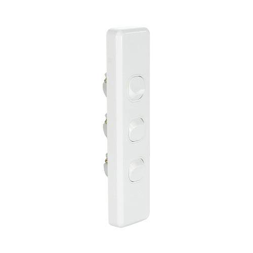 30596NLS- 3-Gang Architrave Switch - ONE STOP LIGHTING