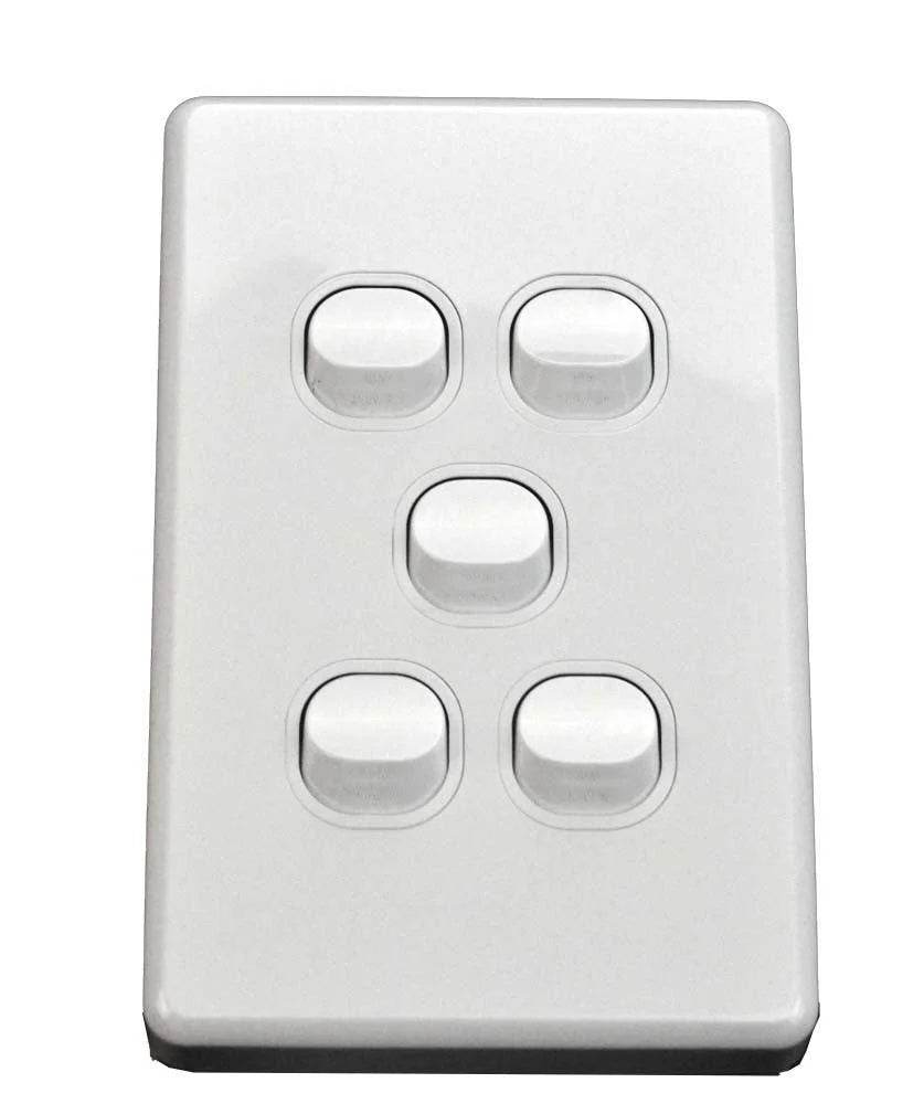 30669NLS 5 GANG SWITCH 10 AMP CLASSIC' STYLE - ONE STOP LIGHTING
