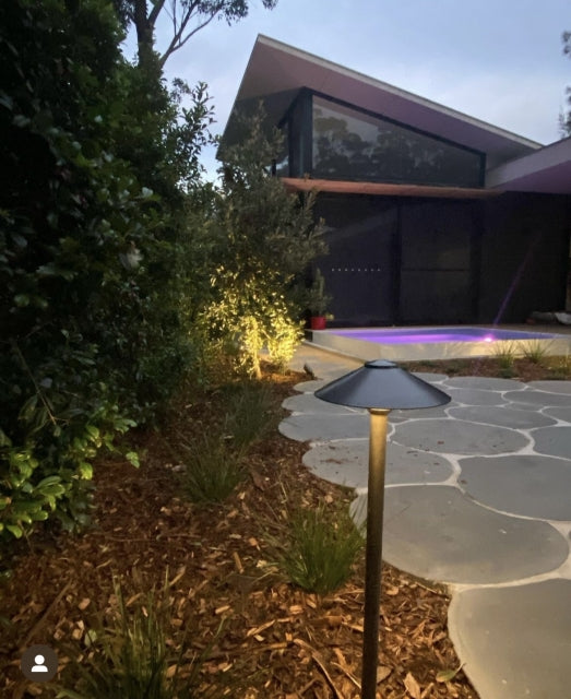 Pro Light Club Brass Path Light PPL2403WB