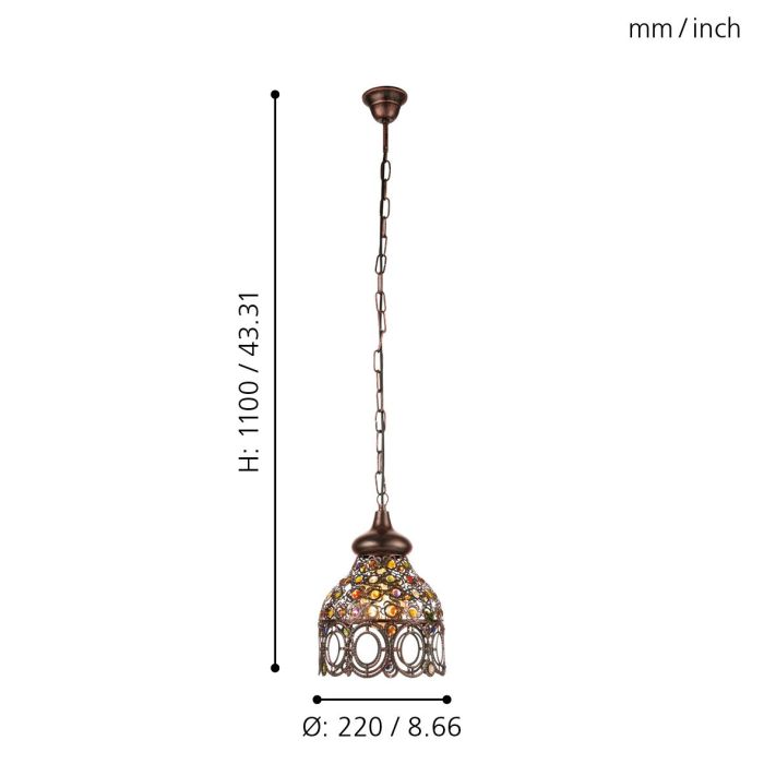 Eglo JADIDA Pendant Light - 49765