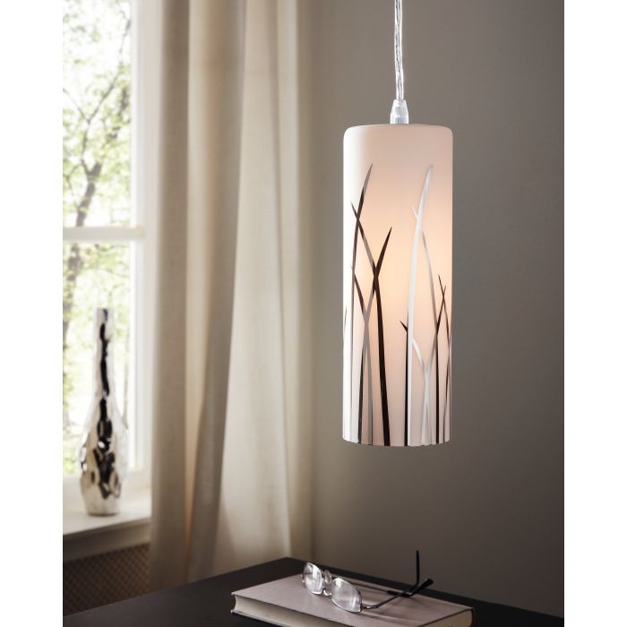 Eglo Rivato 1 Light Pendant Chrome - 92739