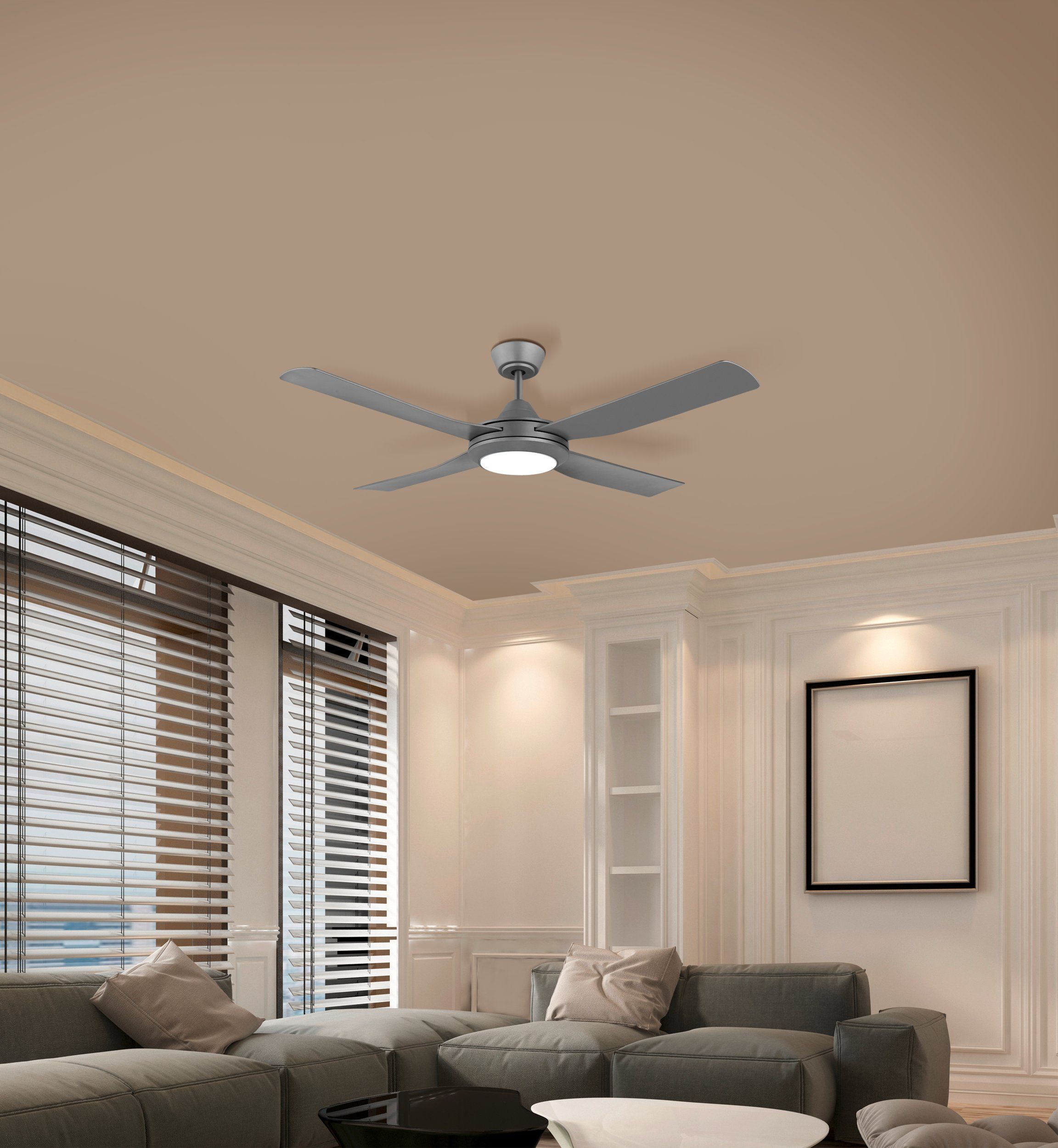Eglo Bondi 52 AC ceiling fan with LED light 1