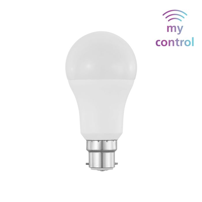Eglo MY CONTROL 9W B22 RGB+CCT DIM LED A60 OPAL
