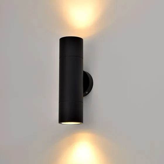 3A Lighting Tubos 2 x GU10 Up & Down Outdoor Wall Light