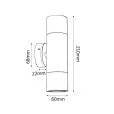 3A Lighting Tubos 2 x GU10 Up & Down Outdoor Wall Light