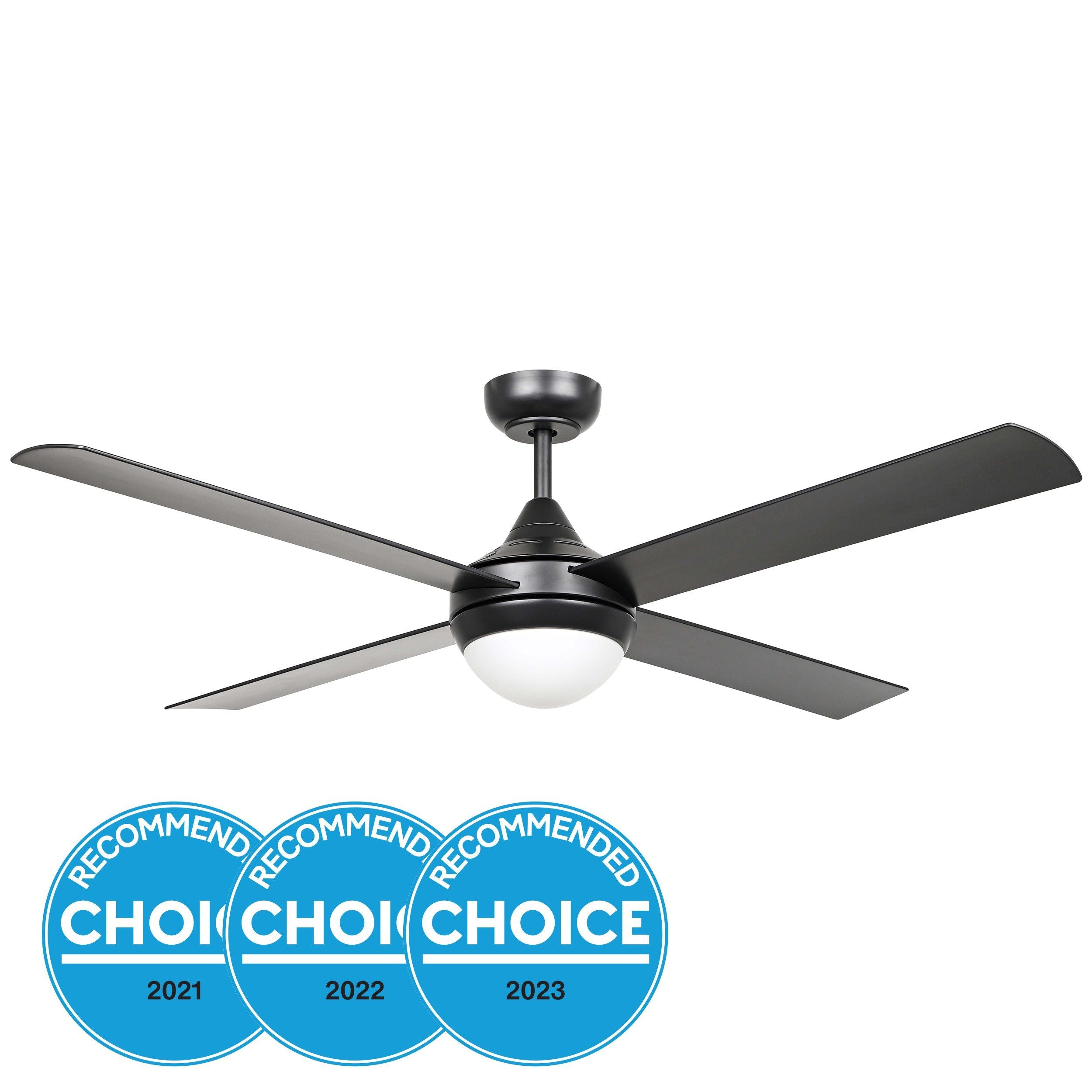 Eglo STRADBROKE 48 DC ceiling fan with E27 light