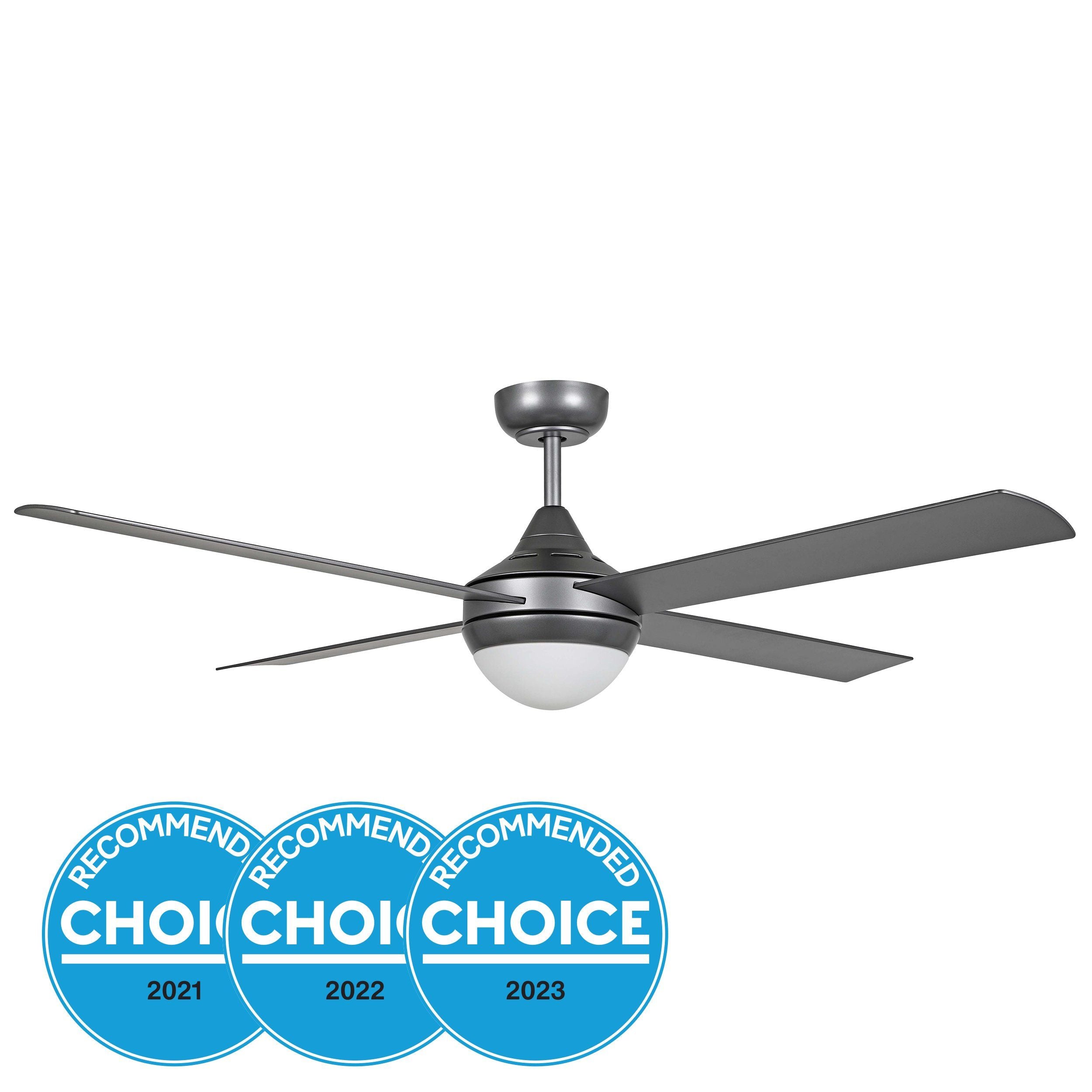 Eglo STRADBROKE 48 DC ceiling fan with E27 light