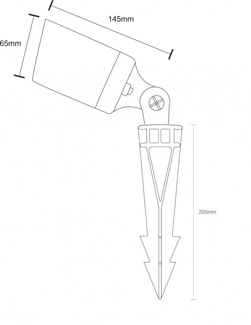 Pro Light Club Hi-PSL2560WB Spike Light