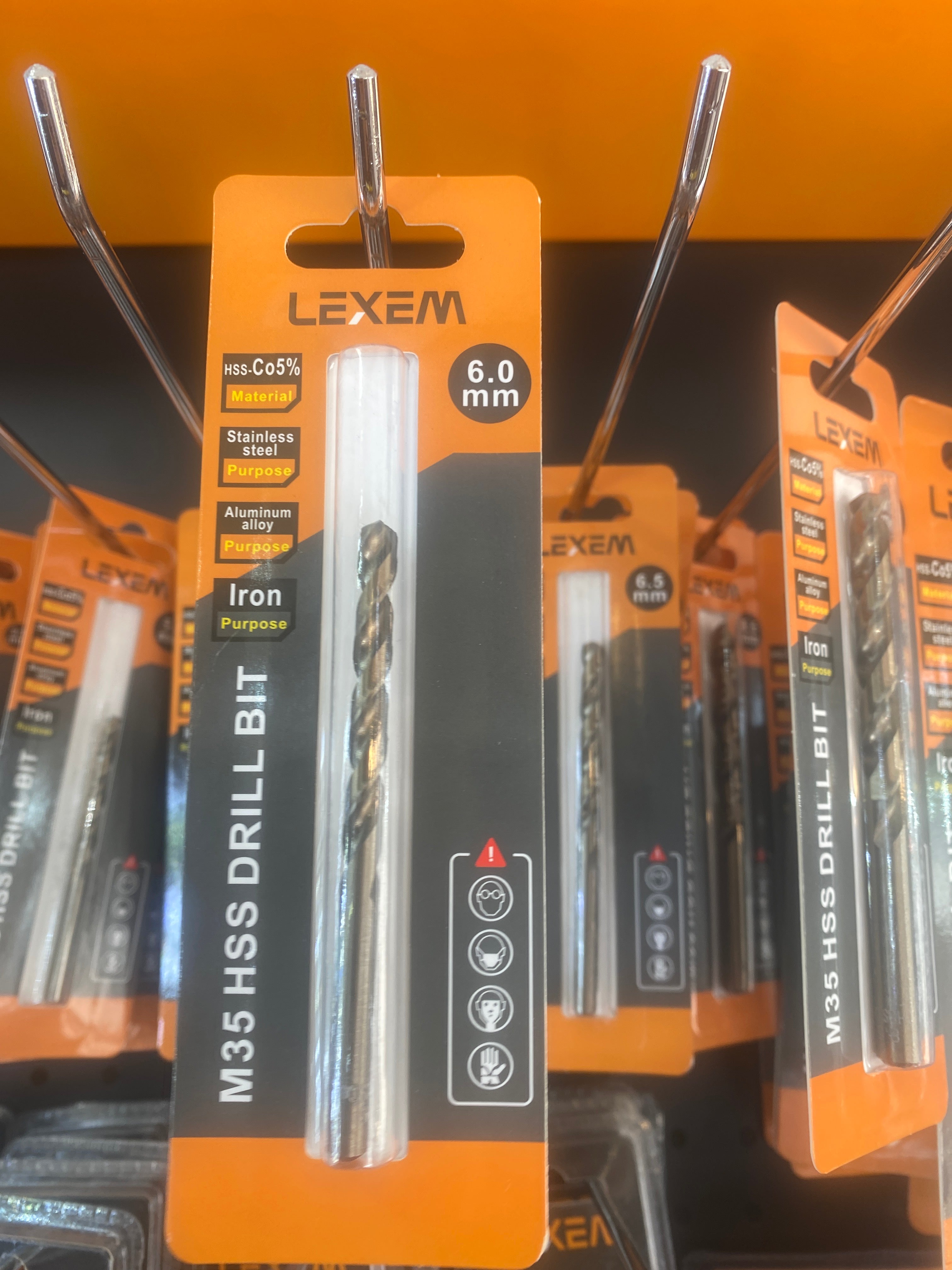 LEXEM M35 HSS COBALT Drill Bit Single Bit 6mm