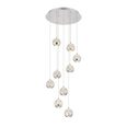 Segovia 9 Light 45W LED Pendant Chrome / Warm White