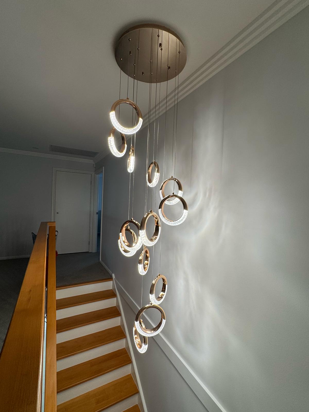QZAO Lightings: Dangling Crystal Under Pendant