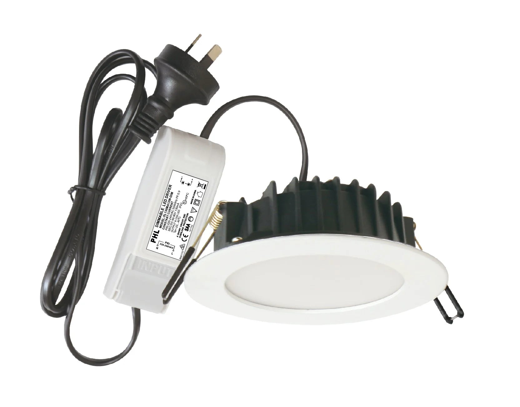 PHL Channel Tri-colour Downlight White