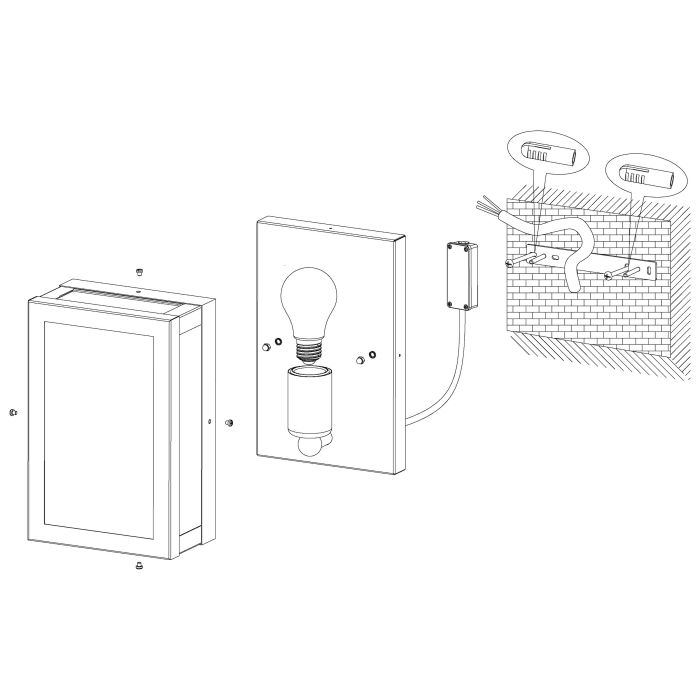 Eglo ALAMONTE 1 wall light
