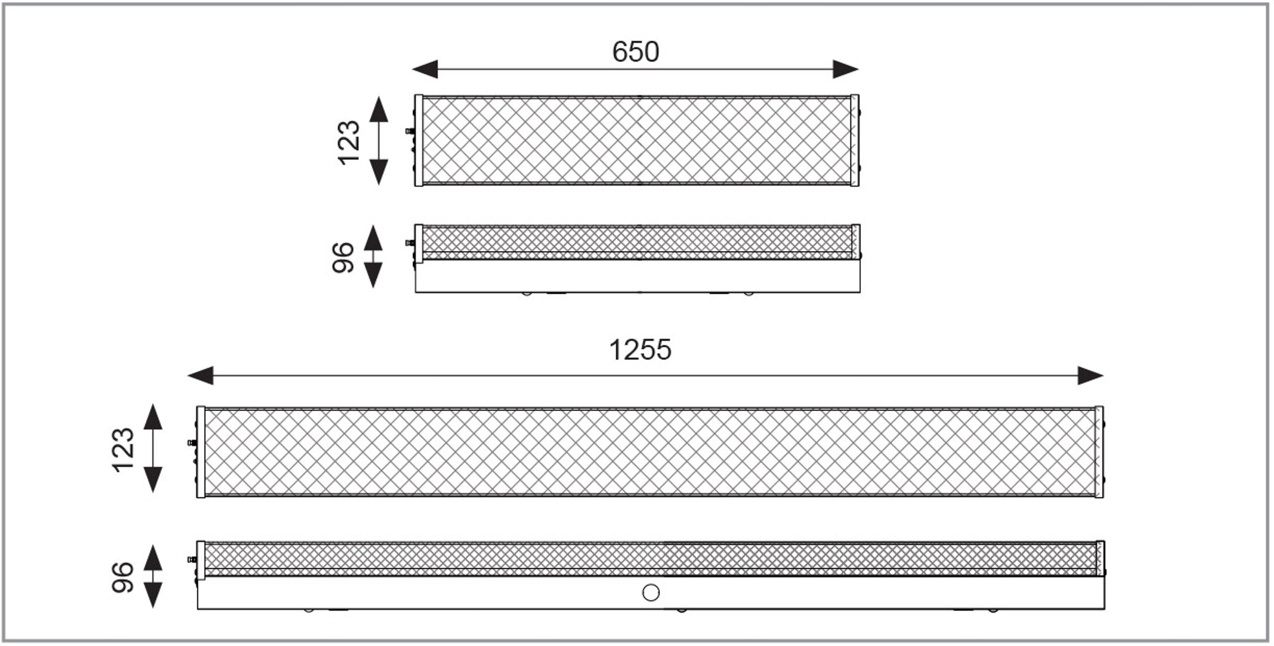 Lawell: Premium Widebody Tri-Colour Prismatic Emergency Batten with Sensor Socket