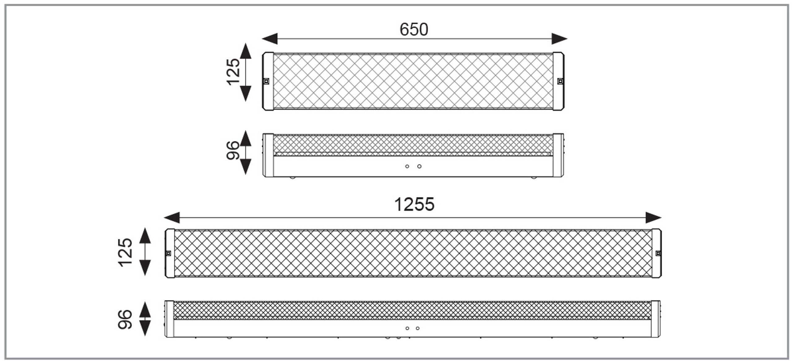 Lawell: BATTENS T8 LED Tube Prismatic Emergency Batten