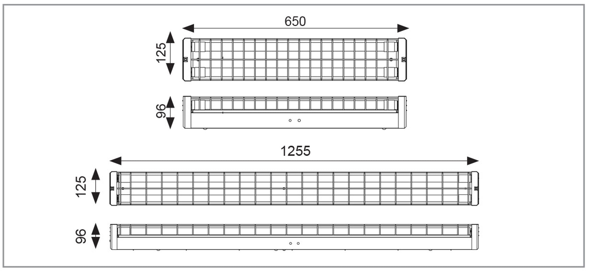 Lawell: BATTENS T8 LED Tube Wireguard Emergency Batten