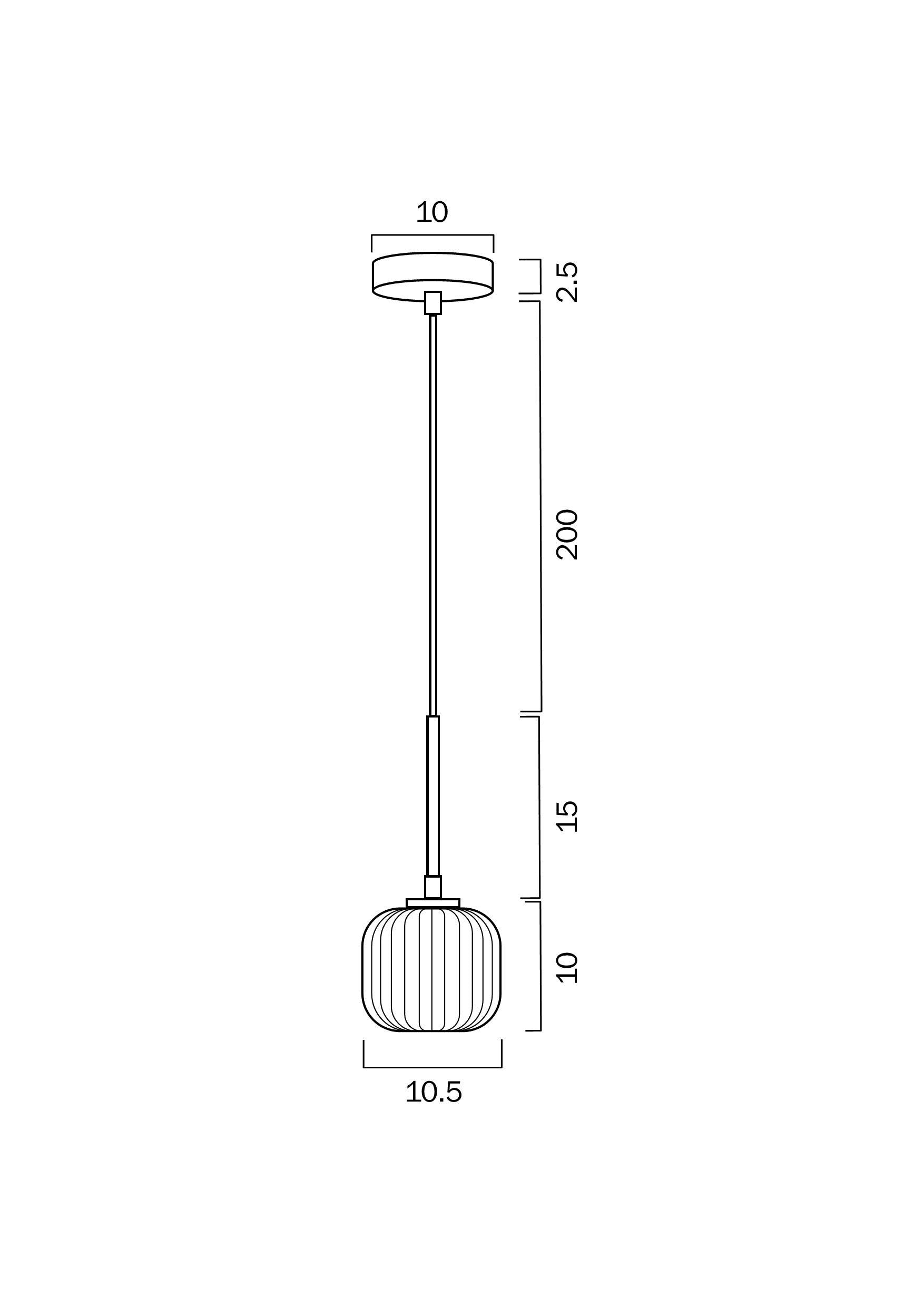 Telbix Lighting: BOBO 1 PENDANT