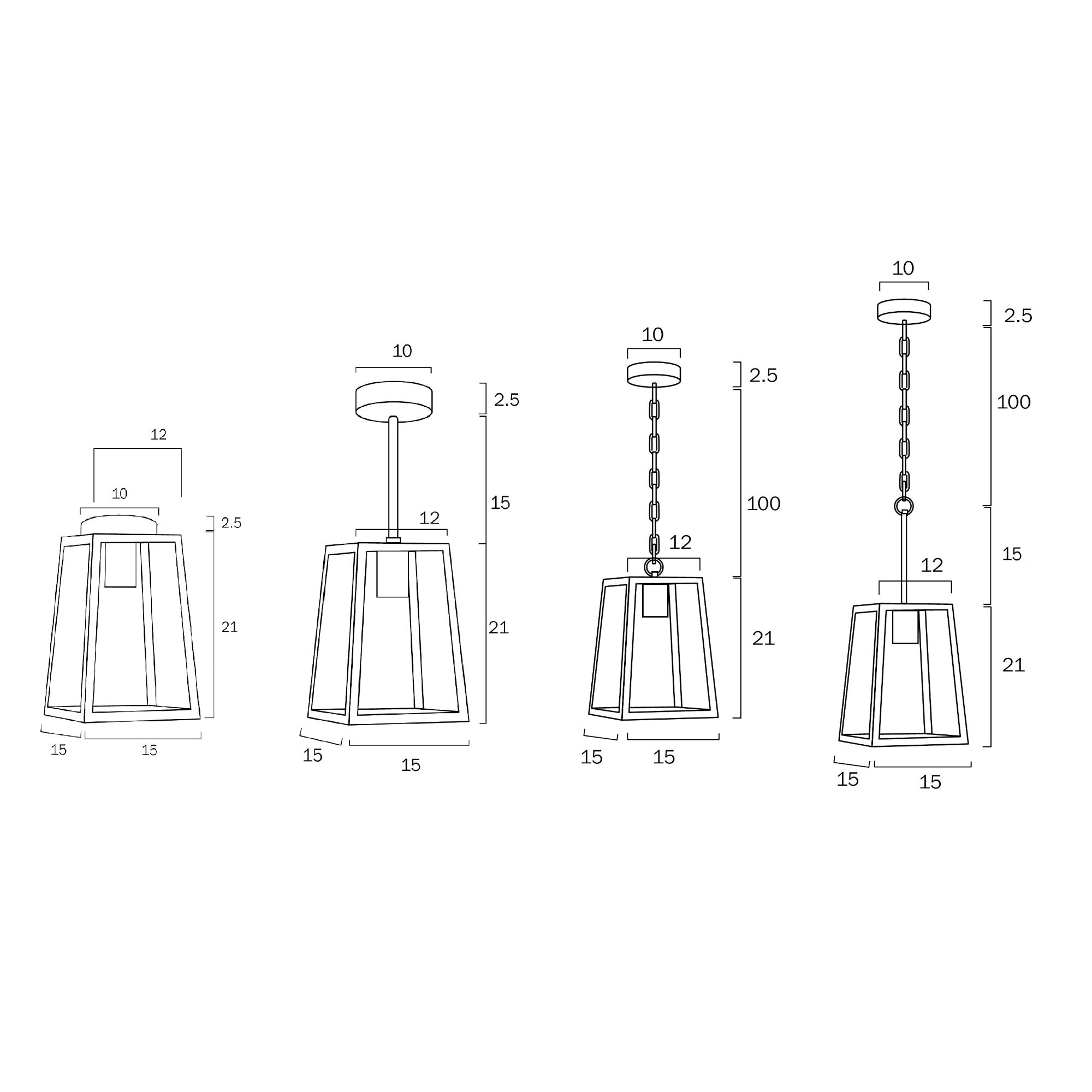 Telbix Lighting: CANTENA 15 PENDANT
