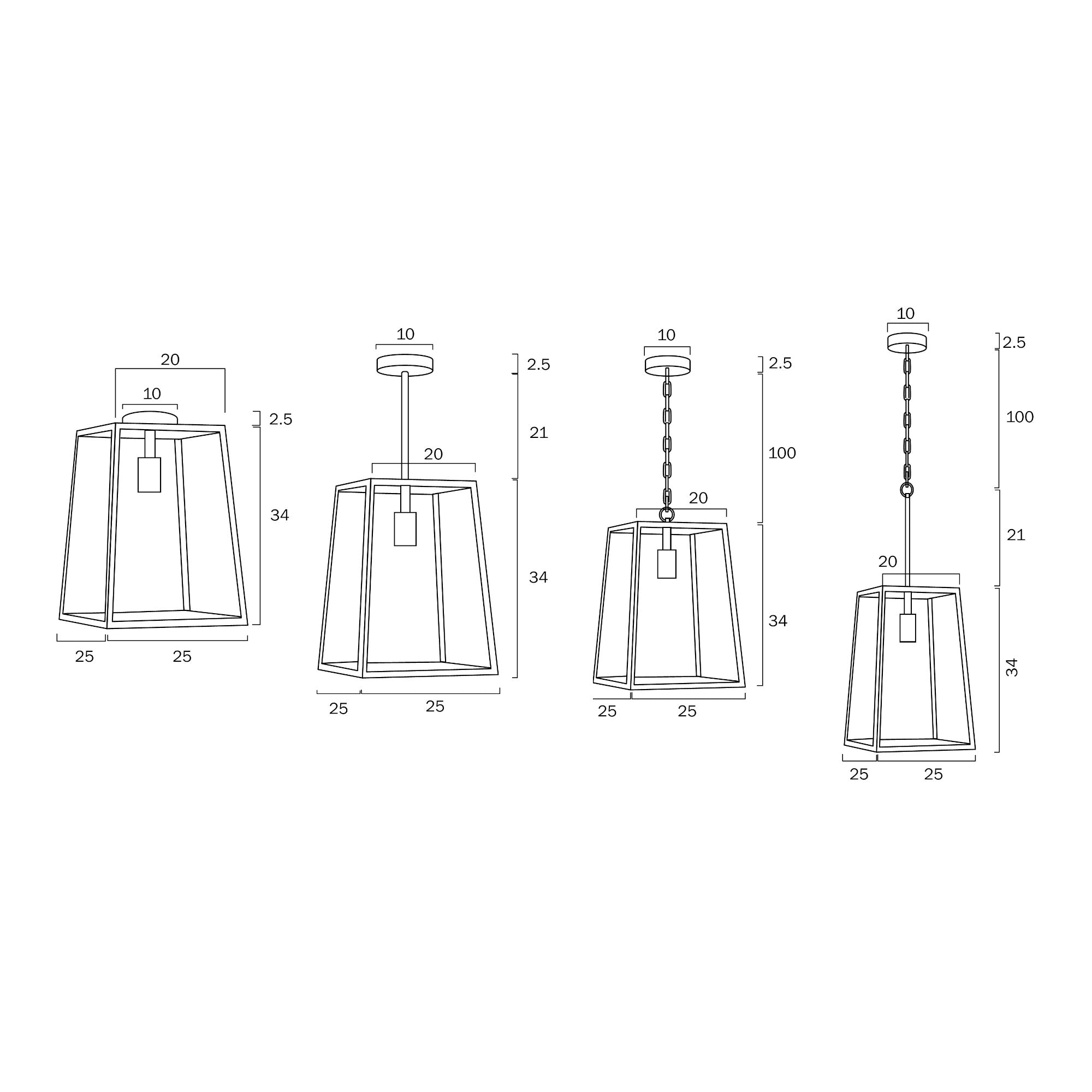 Telbix Lighting: CANTENA 25 PENDANT