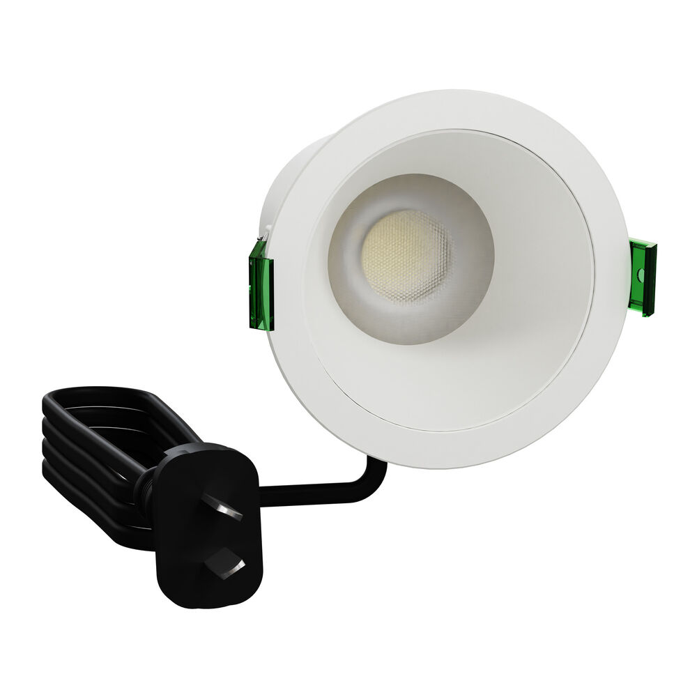 Clipsal Low Glare Tri-Colour LED Downlight - White CLITPDLLG