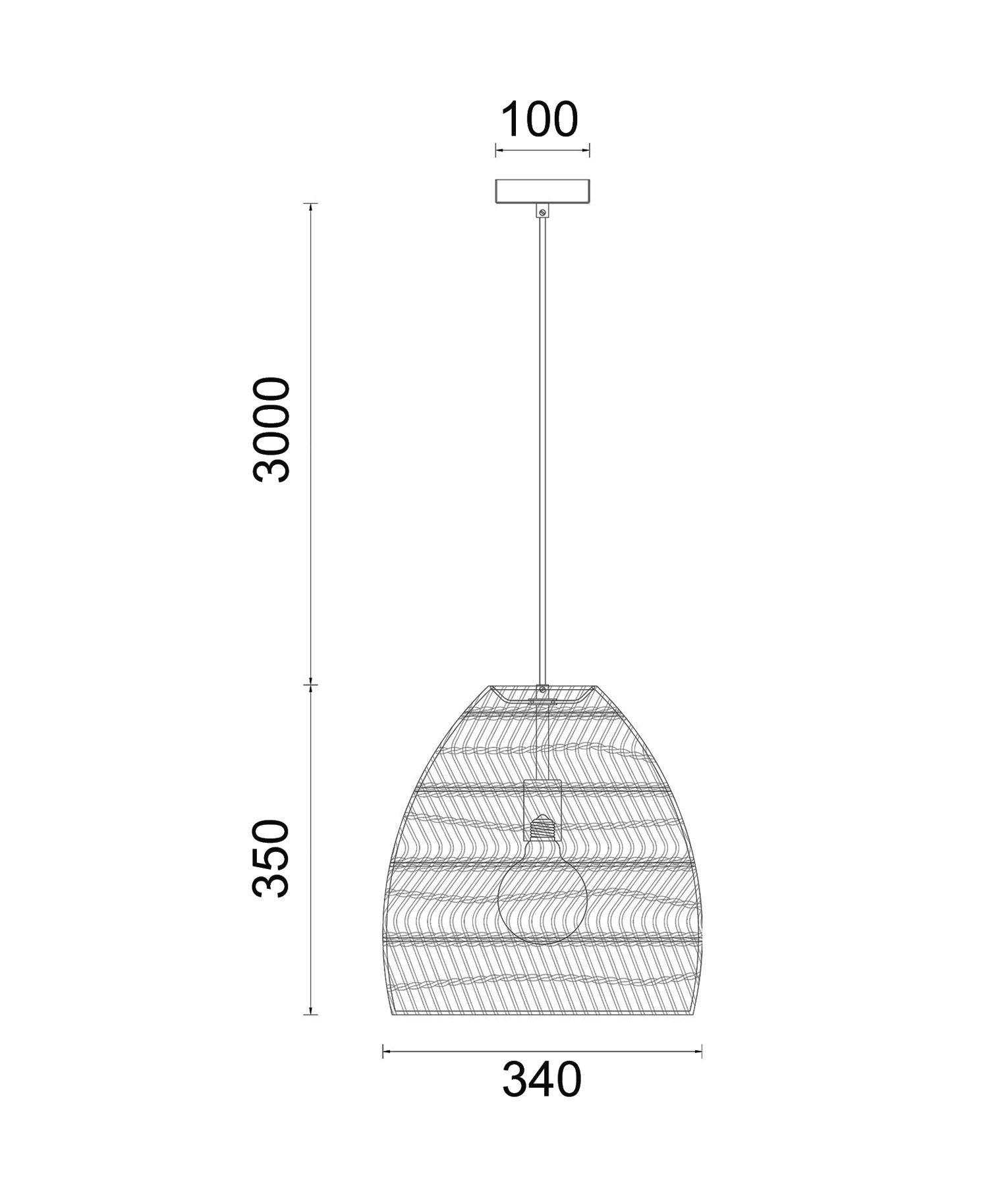 CLA Lighting: COUP: Bohemian Interior Rattan Matte Black Ellipse Pendant Light