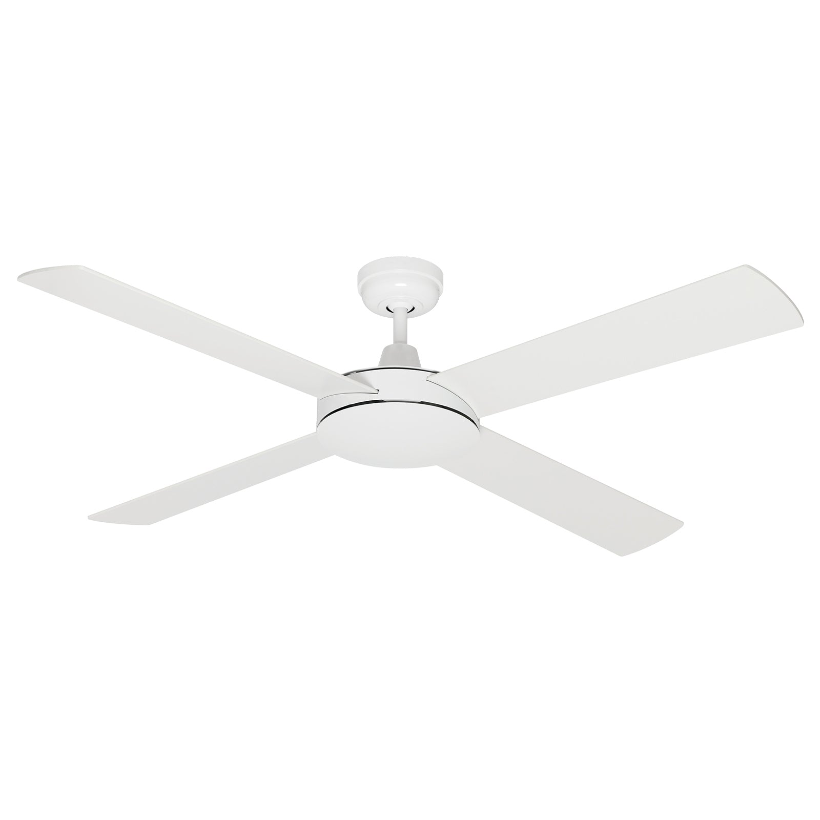 Mercator Lighting 52' Caprice AC Ceiling Fan Black, White, Brushed Silver FC250134
