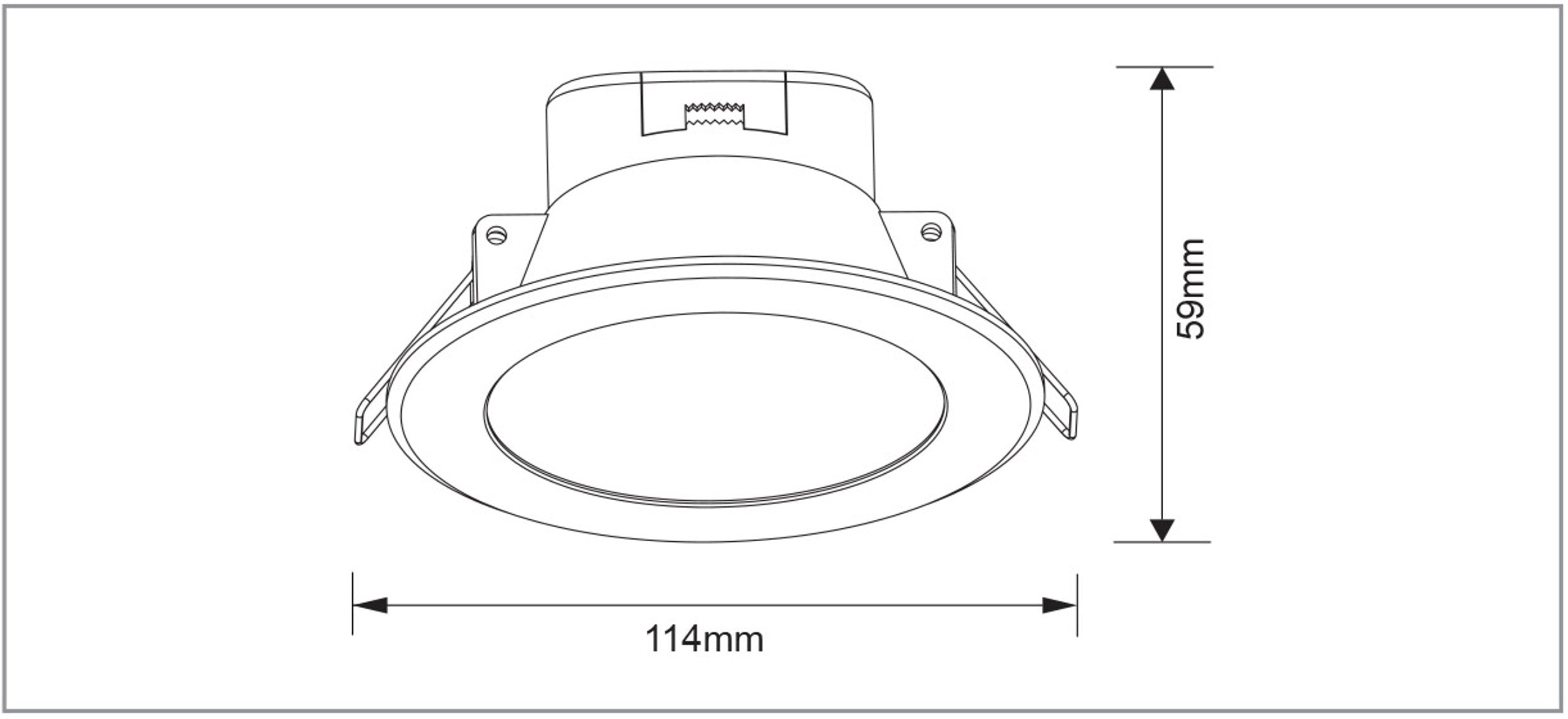 Tradelike ELLE 11W Tri-Colour Indoor Downlight
