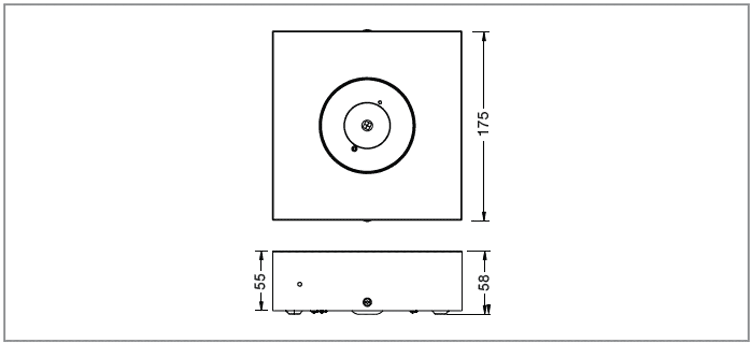 Lawell: UFOFIRE Surface Mount Emergency Downlight
