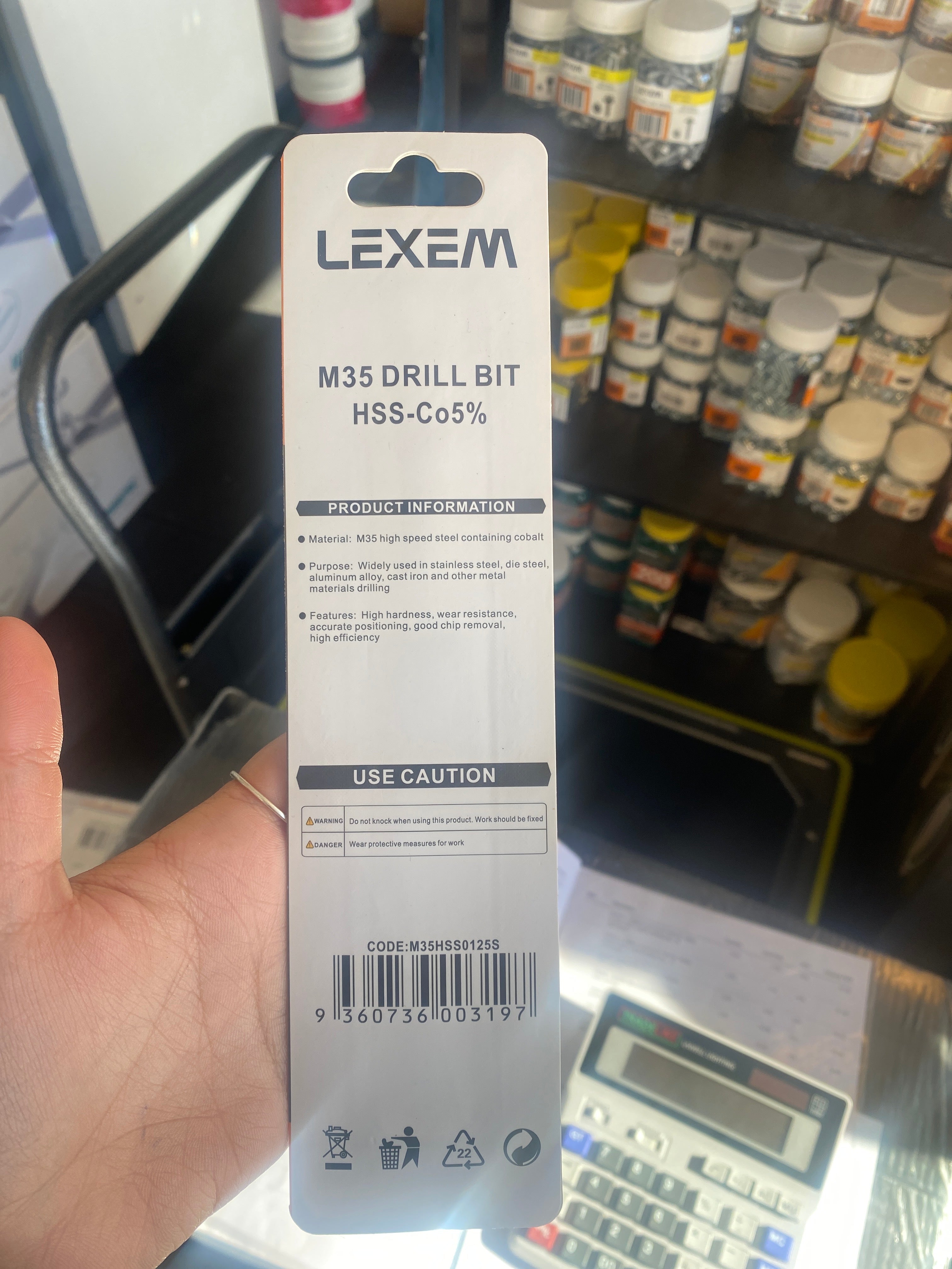 M35 HSS Cobalt Drill Bit single bit 12.5 mm